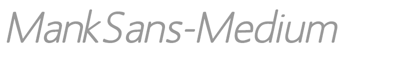 Mank Sans