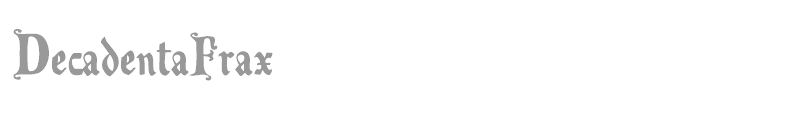 Decadenta Fraktur