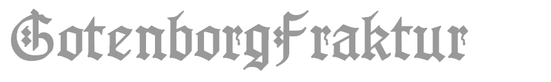 Gotenborg Fraktur