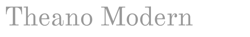 Theano Modern