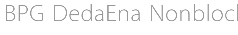 BPG DedaEna Nonblock
