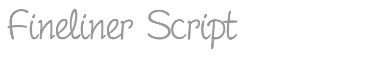 Fineliner Script