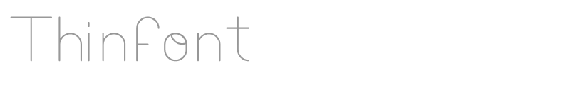 Thinfont