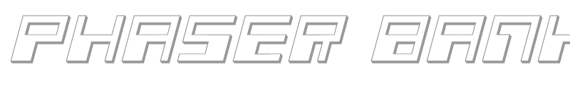 Phaser Bank 3D Italic