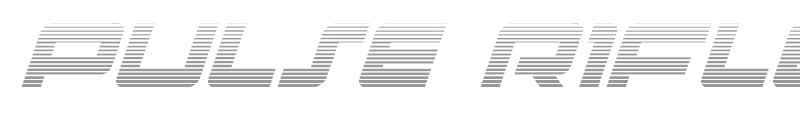 Pulse Rifle Gradient Italic