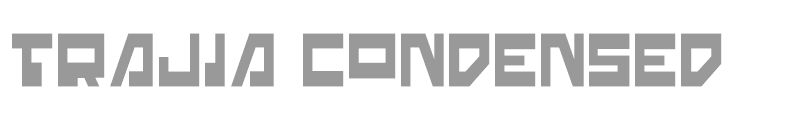 Trajia Condensed