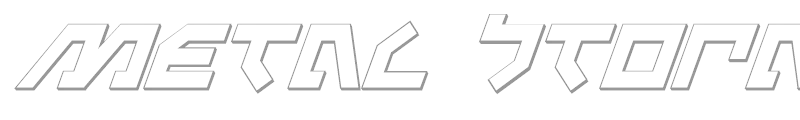 Metal Storm 3D Italic