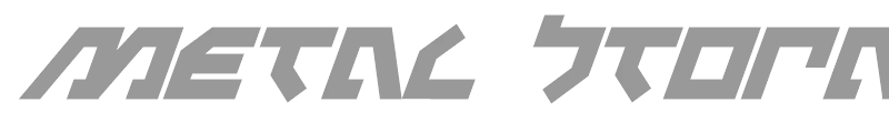 Metal Storm Bold Italic