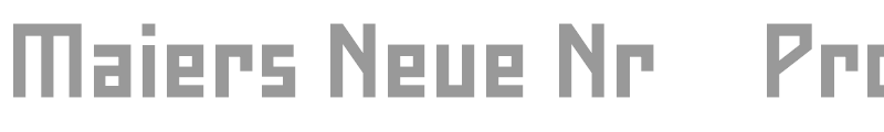 Maiers Neue Nr.8 Pro reduced