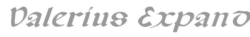 Valerius Expanded Italic