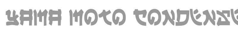 Yama Moto Condensed