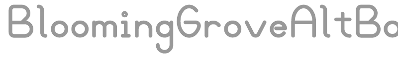 BloomingGroveAltBold