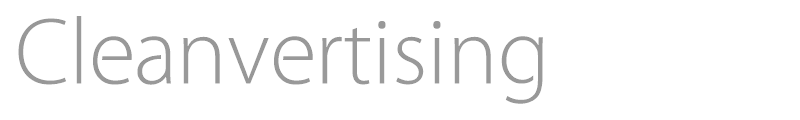 Cleanvertising