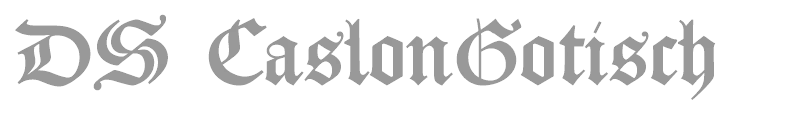 DS CaslonGotischOsF