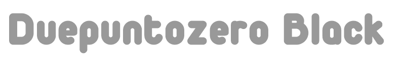 Duepuntozero Black