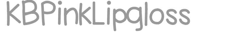 KB Pink Lip Gloss