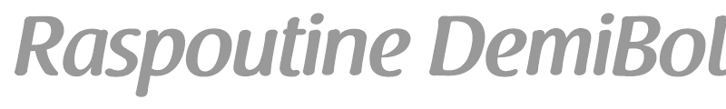 Raspoutine DemiBold