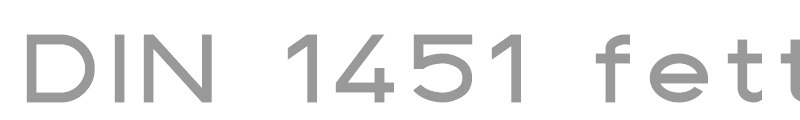 Din 1451 Breit