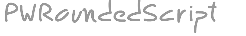 PW Rounded Script