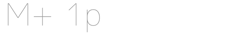 M+ 1p