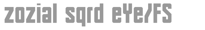 zozial sqrd eYe/FS
