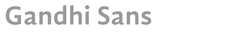 Gandhi Sans