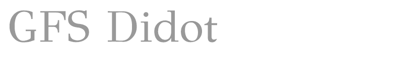 GFS Didot