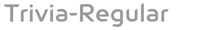 Trivia-Regular