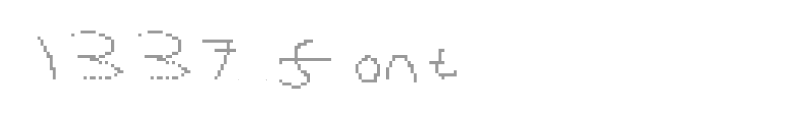 1337 font