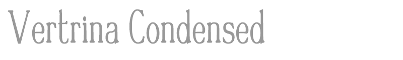 Vertrina Condensed