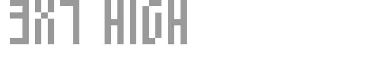 3x7 High