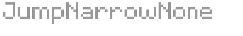 JumpNarrowNone