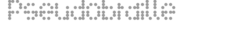 Pseudobraille