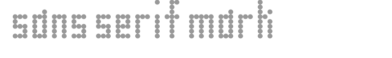 sans serif mark