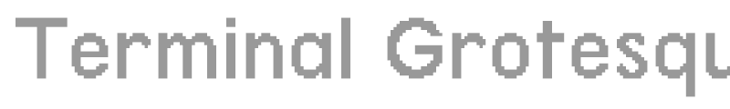 Terminal Grotesque