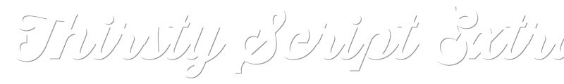 Thirsty Script Extrabold Shd