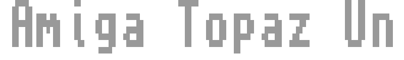 Amiga Topaz Unicode Rus