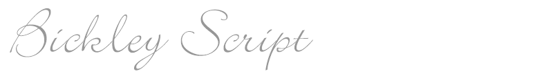Bickley Script