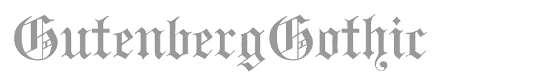 GutenbergGothic