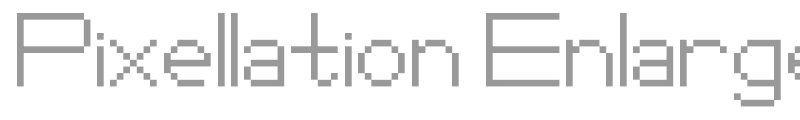 Pixellation Enlarged