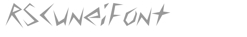 RSCuneiFont