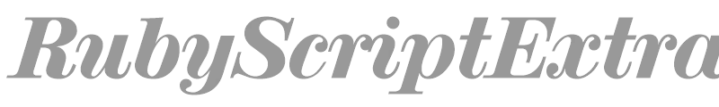 RubyScriptExtrabold