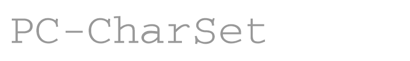 PC-CharSet