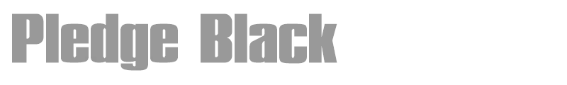 Pledge Black