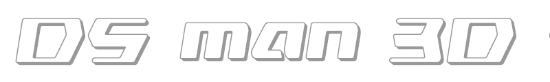 DS man 3D Semi-Italic
