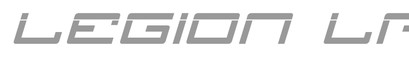 Legion Laser Italic
