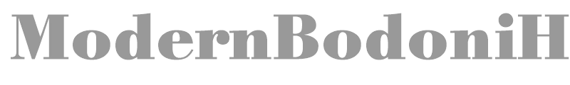 ModernBodoniHeavy