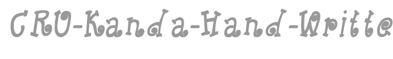 CRU-Kanda-Hand-Written-Bold-Ita