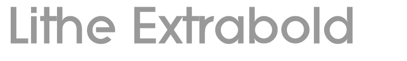 Lithe Extrabold