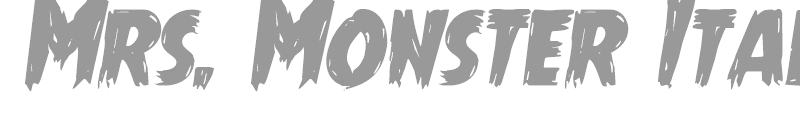 Mrs. Monster Italic